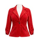 Blazer Mocca Rojo- M