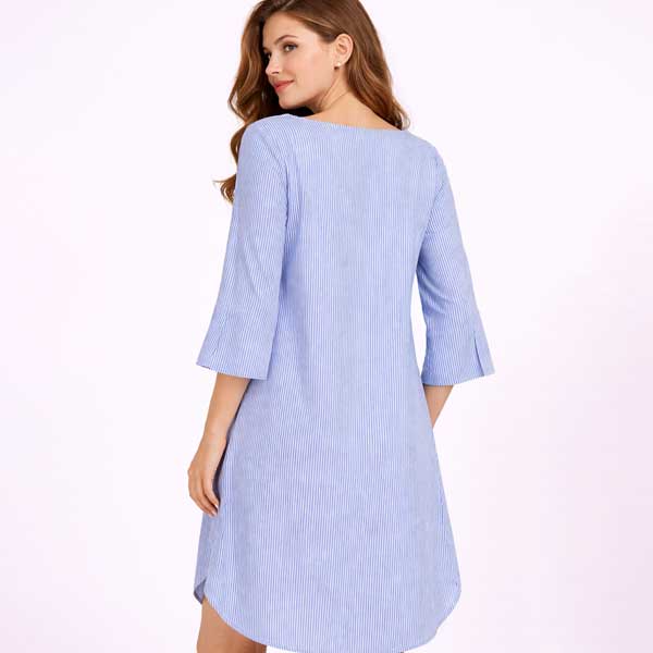 Vestido Exotik Rayas- M