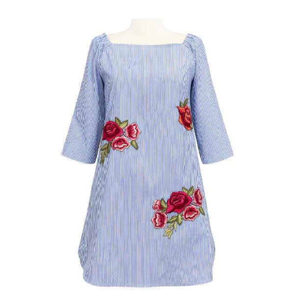 Vestido Exotik Rayas- M