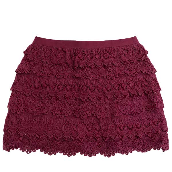 Falda Ralph Lauren Vinotinto- S