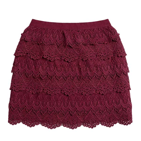 Falda Ralph Lauren Vinotinto- S