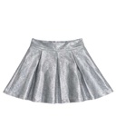 Falda Forever21 Plateado- M