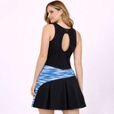 Vestido Deportivo Negro y Azul- S