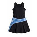 Vestido Deportivo Negro y Azul- S