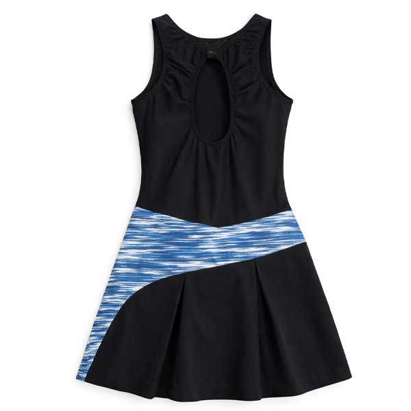 Vestido Deportivo Negro y Azul- S