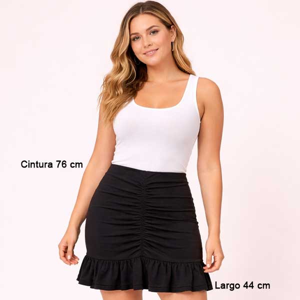 Falda TopShop Negro- M