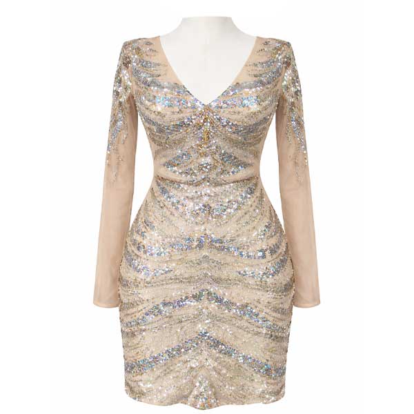 Vestido Coya Pedreria- M