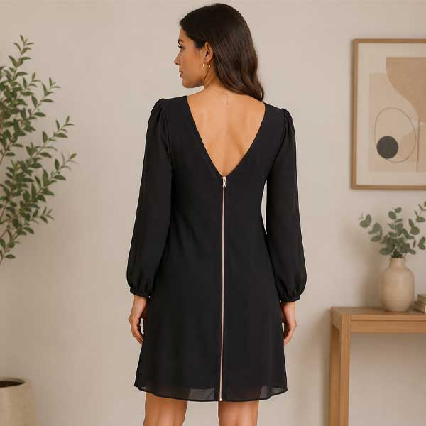 Vestido Peach Love Negro- M