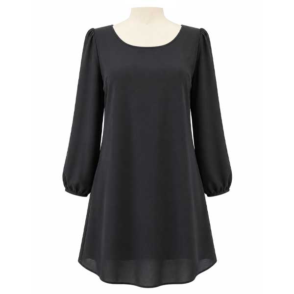 Vestido Peach Love Negro- M