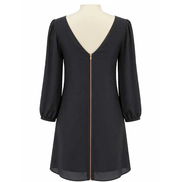 Vestido Peach Love Negro- M