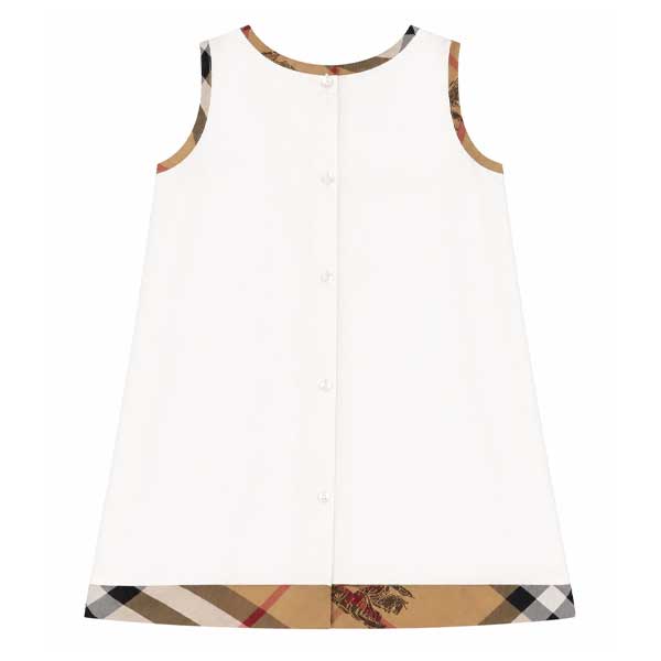 Vestido Burberry Blanco- 4