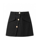 Falda Shein Negro- S
