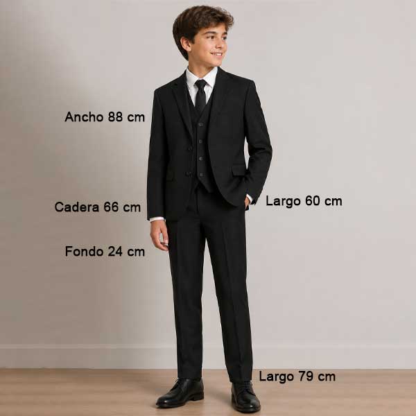 Conjunto de Traje American Exchange Negro- S