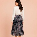 Falda Manzana Estampado - M