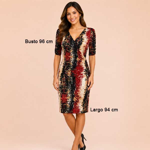 Vestido Belinda Estampado- M