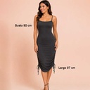 Vestido Mariut Gris- Unica