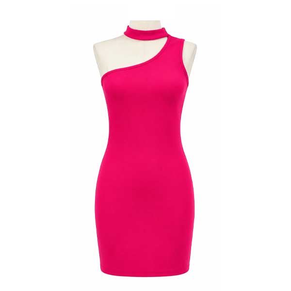 Vestido Pull&Bear Fucsia- L