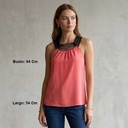 Blusa Naked Zebra Magenta y Negro- S