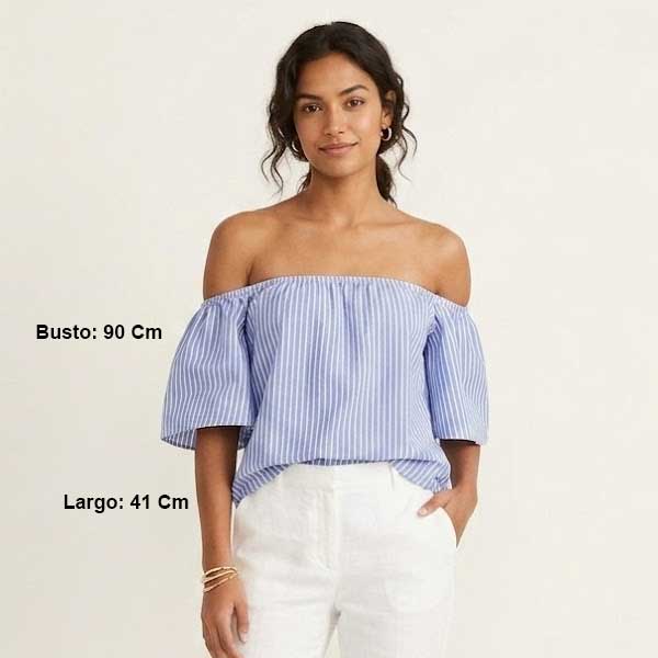 Blusa Rayas- M