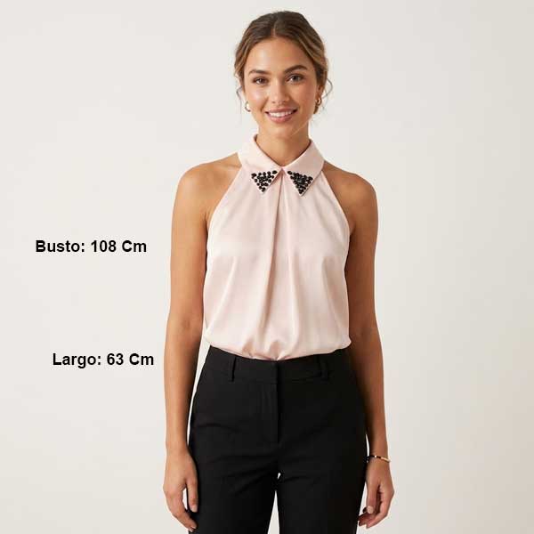 Blusa Sis Sis Nude- M