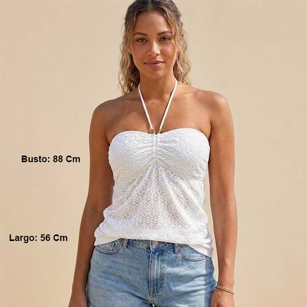 Top Mother Hood Blanco- M