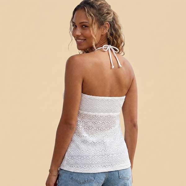 Top Mother Hood Blanco- M
