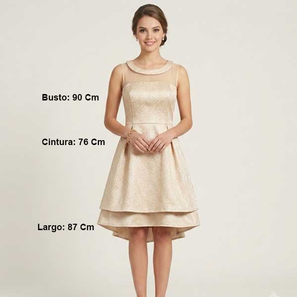 Vestido Black Nude- M