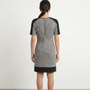 Vestido Love Ady Negro y Blanco-  M