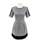 Vestido Love Ady Negro y Blanco-  M