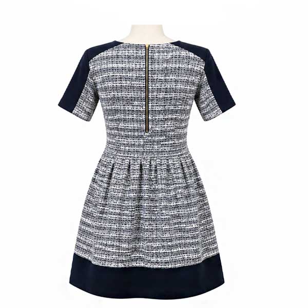 Vestido Love Ady Negro y Blanco-  M
