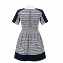 Vestido Love Ady Negro y Blanco-  M