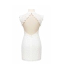 Vestido HYFVE Encaje Blanco- L