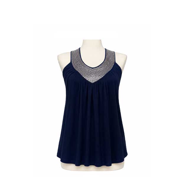 Blusa Lola Valdueza Azul Oscuro- S