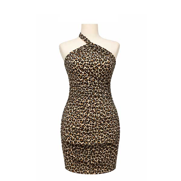 Vestido Charlotte Leopardo- M