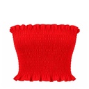 Top Fruncido Rojo- M