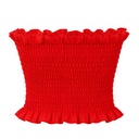 Top Fruncido Rojo- M