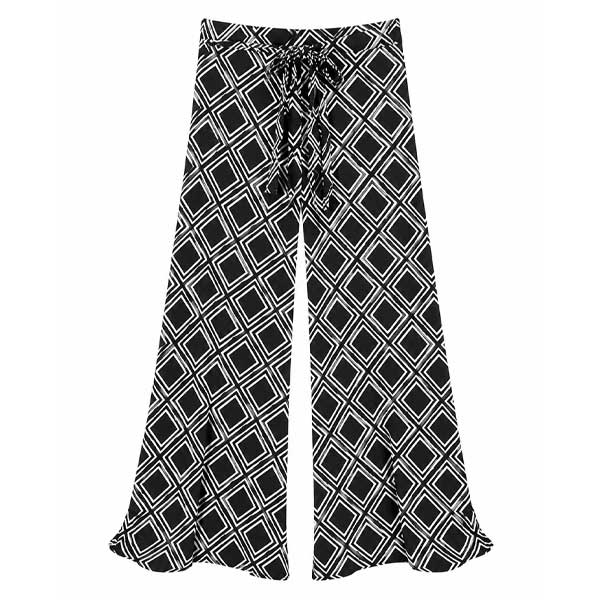 Pantalon Kiss Negro y Blanco- S