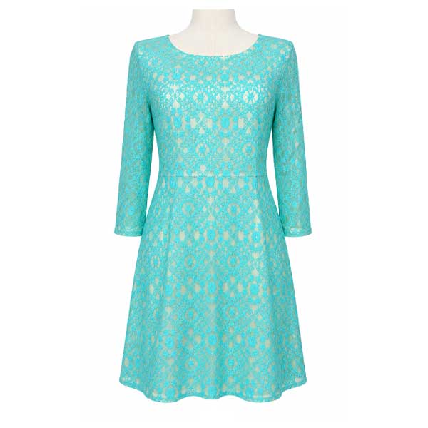 Vestido Forever21 Aquamarine- L