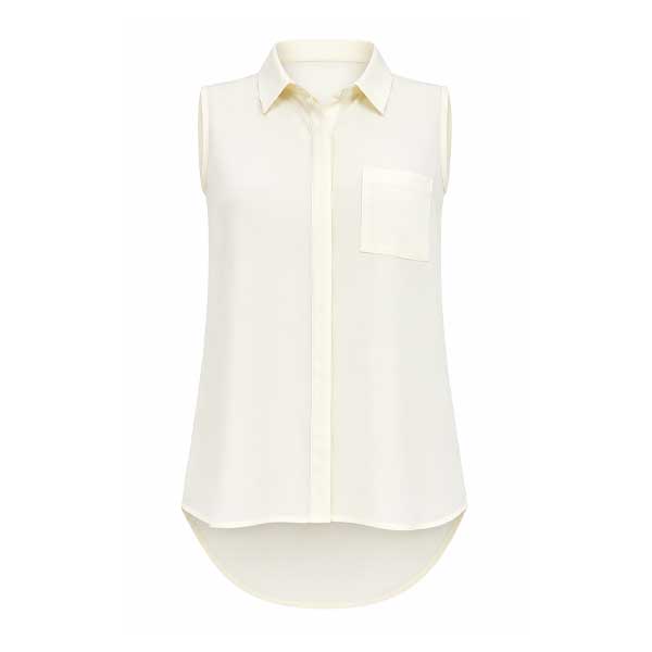 Camisa Forever21 Blanco Hueso- M