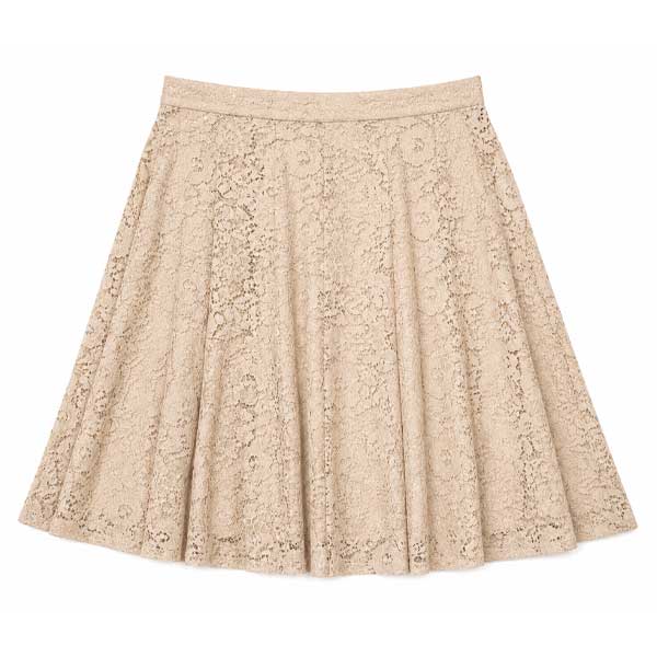 Falda Forever21 Nude- M
