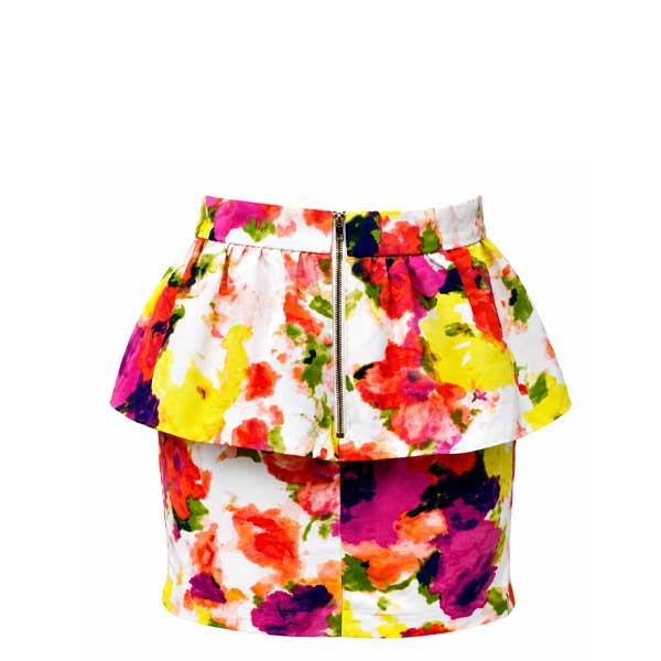 Falda Forever21 Multicolor- M