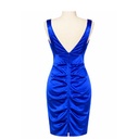 Vestido Faviana Azul Electrico- S