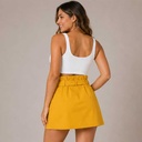 Falda Bershka Mostaza- L