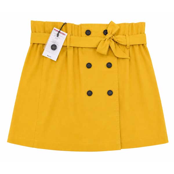 Falda Bershka Mostaza- L