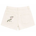 Short Zara Blanco Hueso- M