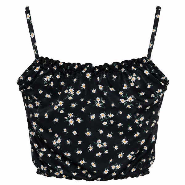 Crop Top Romwe Floral- S