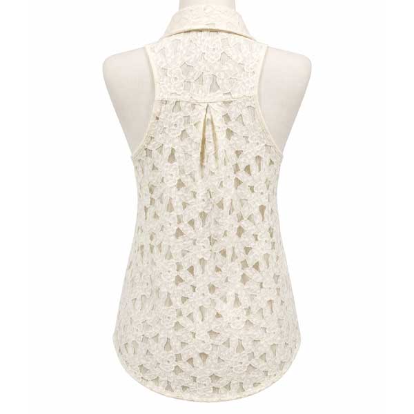 Camisa Forever21 Marfil- M