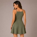 VestidoHyM Verde Oliva- S