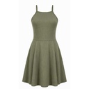 VestidoHyM Verde Oliva- S