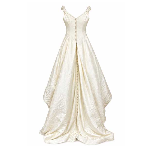 Vestido de Novia Marfil- S